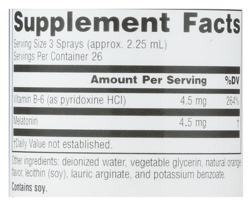 Melatonin, 1.5mg, Spray, 2floz.