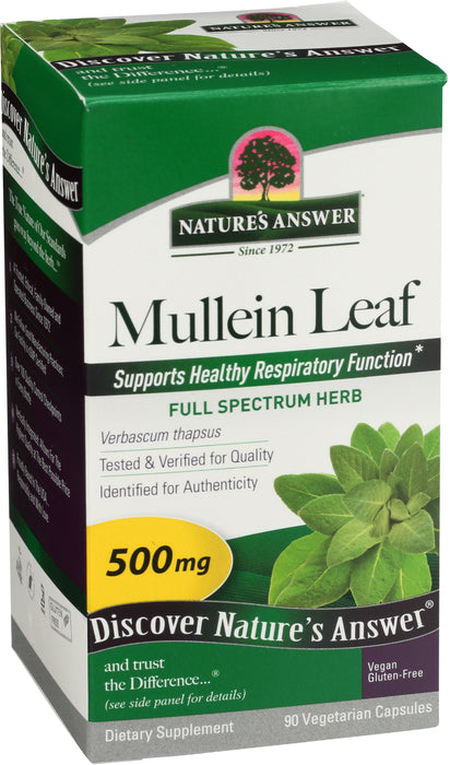 Mullein Leaf 500mg, 90 vcap