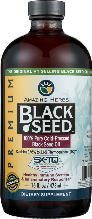 Premium Black Seed Oil, 16 floz