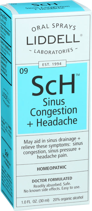 ScH Sinus Congestion & Headache Spray, 1floz