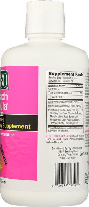 Stomach Formula, Aloe Vera 80, 32 fl oz