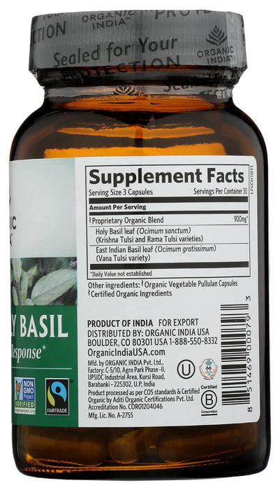 Tulsi, Holy Basil, 90vcap