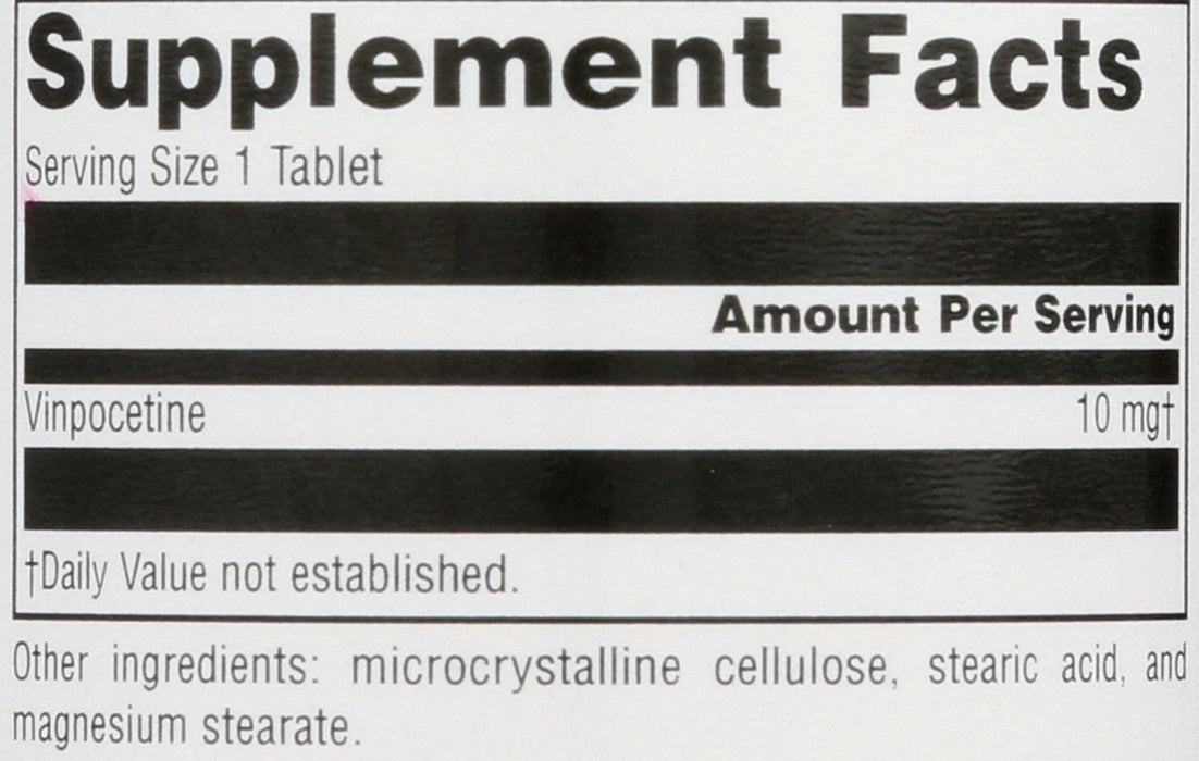 Vinpocetine, 10mg, 60tab