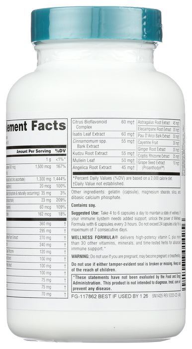 Wellness Formula, 120 cap