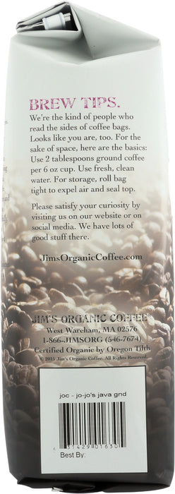 JoJo Java Coffee Ground, Org, 12 oz