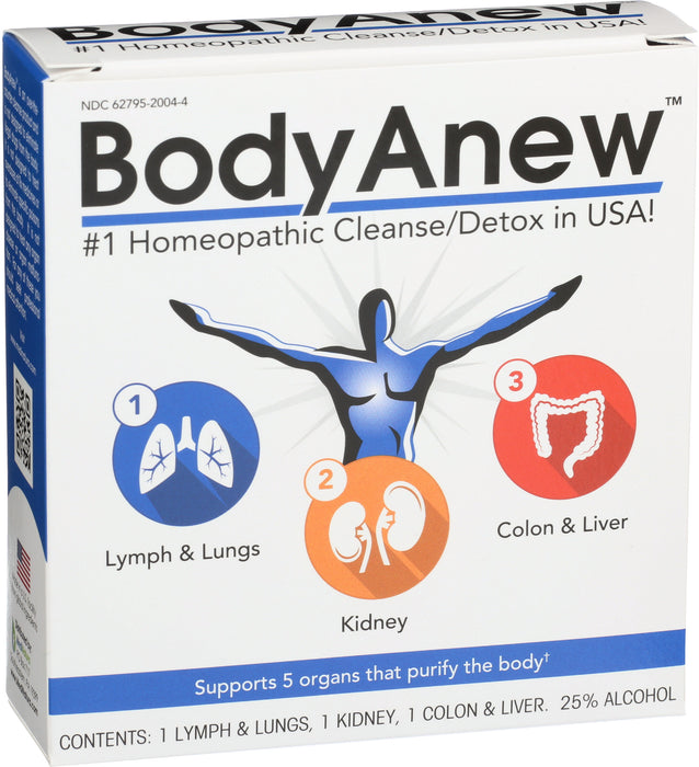 BodyAnew, Homeopathic Cleanse/Detox, 1 kit