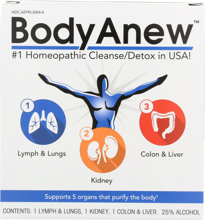 BodyAnew, Homeopathic Cleanse/Detox, 1 kit