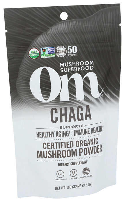 Chaga Mushroom Powder, Org, 3.5 oz