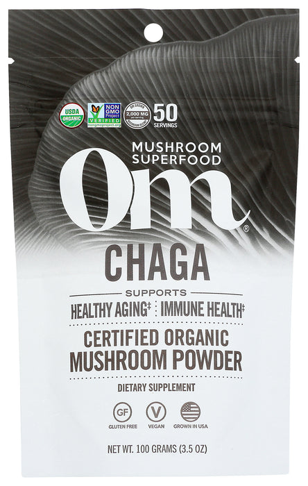 Chaga Mushroom Powder, Org, 3.5 oz