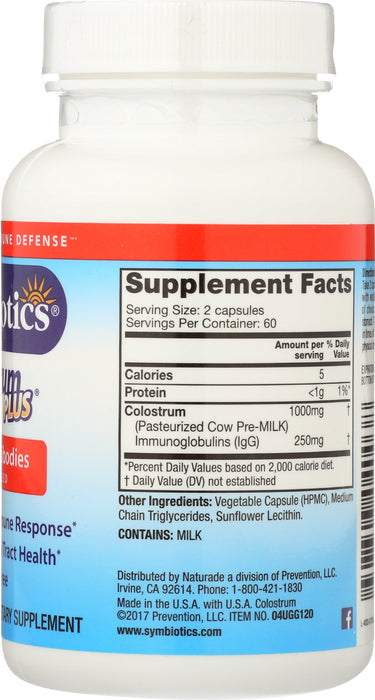 Colostrum Plus, 120 vcap