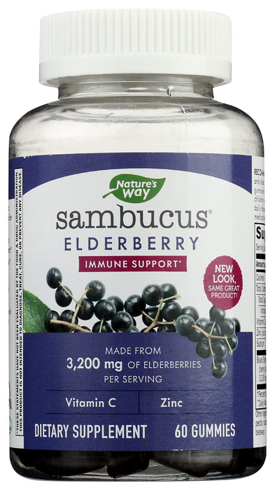 Elderberry Gummies, 60 Gummies