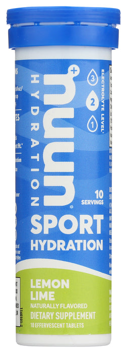 Electrolyte Sport, Lemon Lime, 10 tab