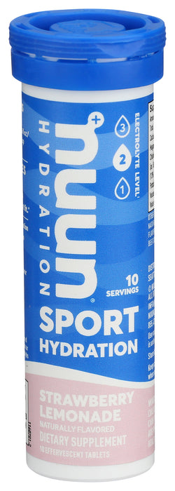 Electrolyte Sport, Strawberry Lemonade, 10 tab