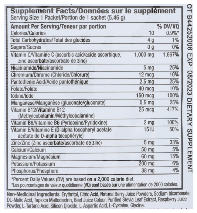 Ener-C, Mixed Berry Sugar Free, 1 pk