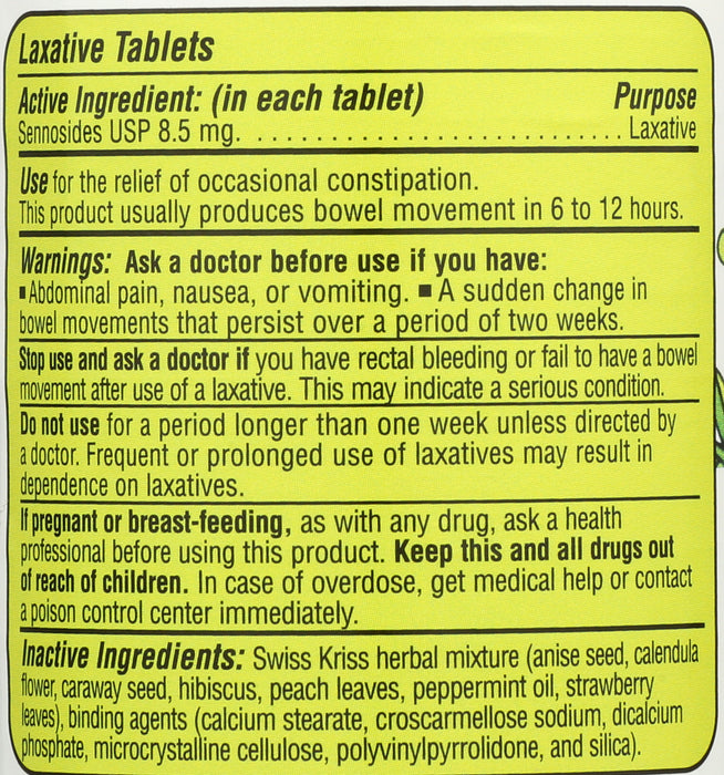 Herbal Laxative, 120 tab