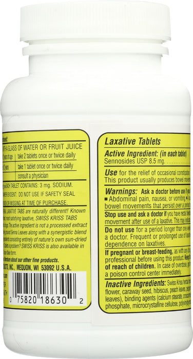 Herbal Laxative, 250 tab