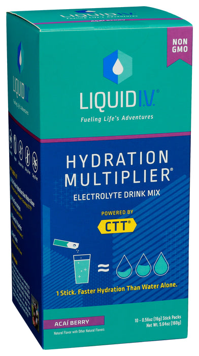 Hydration Multiplier, Acai Berry, 10 ct box