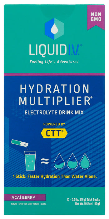 Hydration Multiplier, Acai Berry, 10 ct box