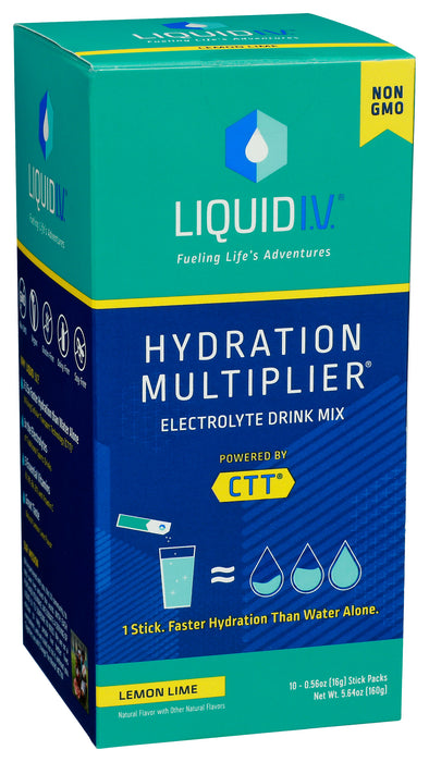 Hydration Multiplier, Lemon Lime, 10 ct box