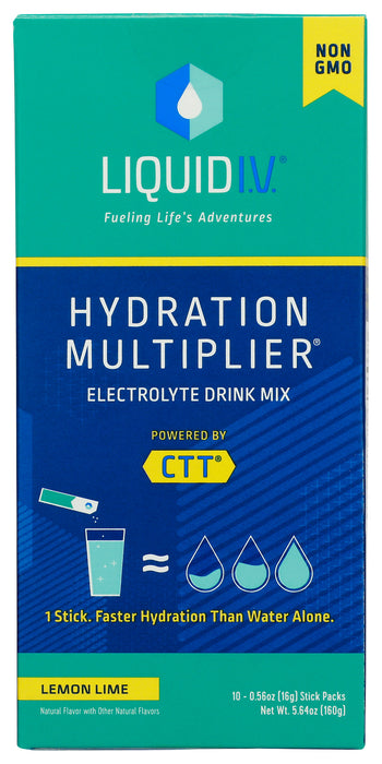 Hydration Multiplier, Lemon Lime, 10 ct box