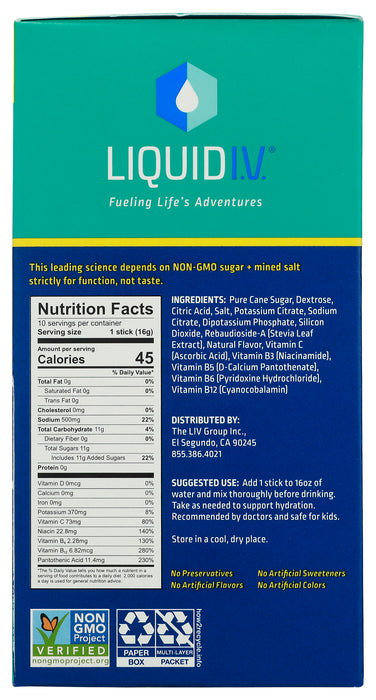 Hydration Multiplier, Lemon Lime, 10 ct box