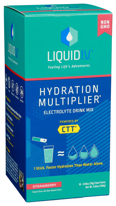 Hydration Multiplier, Strawberry, 10 ct box