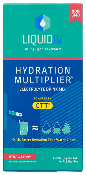 Hydration Multiplier, Strawberry, 10 ct box