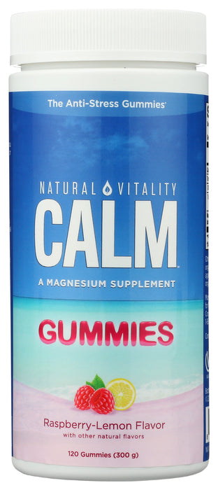 Natural Calm Gummies, Raspberry Lemon, 120 gummy