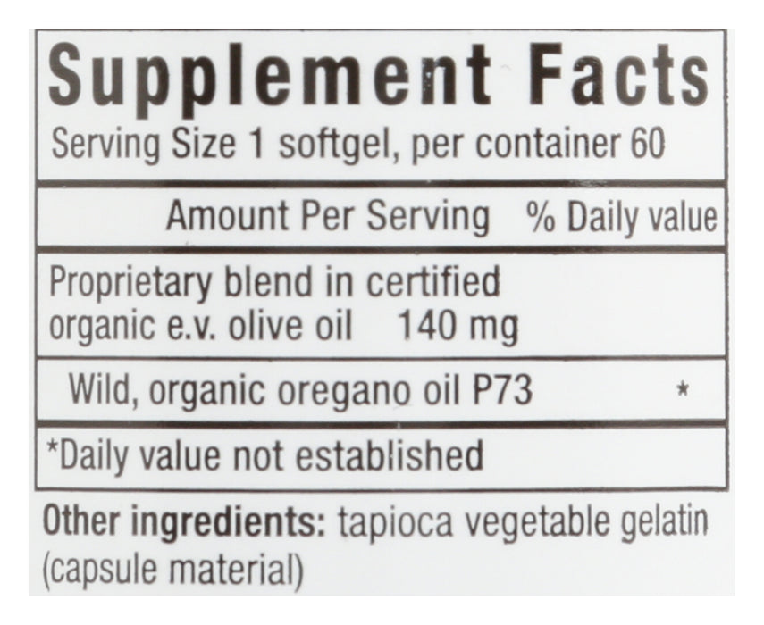 Oreganol P73, Super Strength, 60 sgel