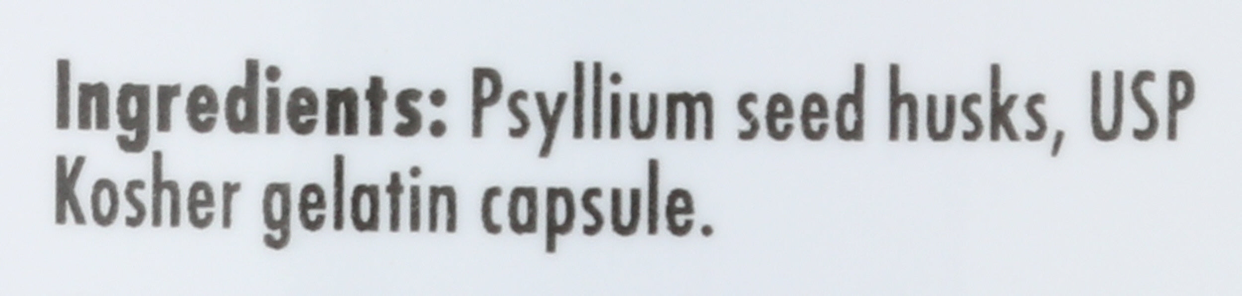 Psyllium Husk Caps, 180 cap
