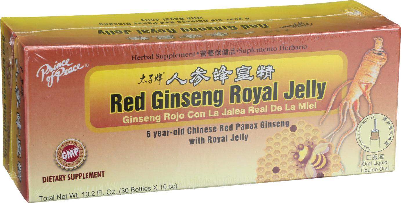 Red Ginseng Royal Jelly, 30/10 cc bottles