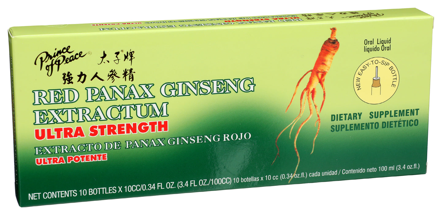 Red Panax Ginseng, Ultra Strength, 10pk