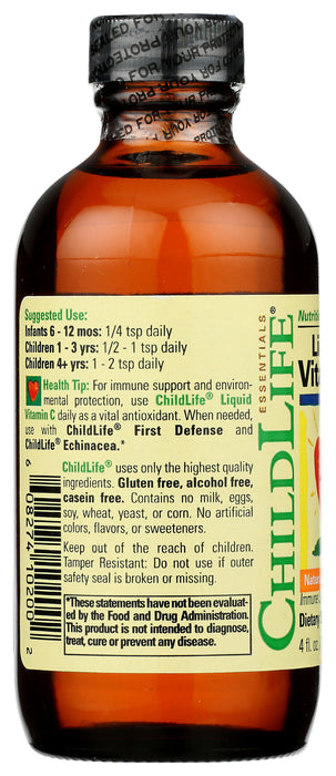 Vitamin C Liquid 250 mg, 4 floz