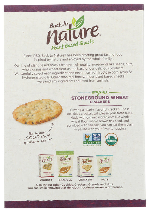 Stoneground Wheat Crackers, Org, 6 oz