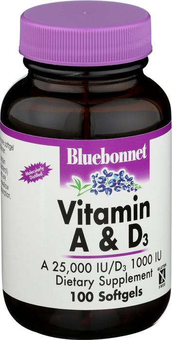 Vitamin A & Vitamin D3 25,000/1,000IU, 100 sgel