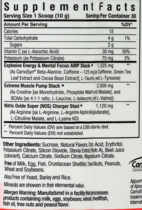 XtreamEdge Pre-Workout Muscle Recharger, Straw Kiwi, 0.66 lb