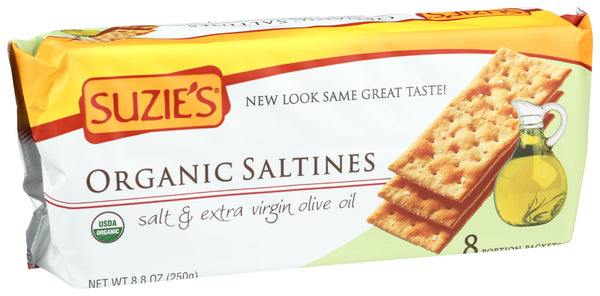 Slatines Crackers, Salt & EVOO, Org, 8.8 oz