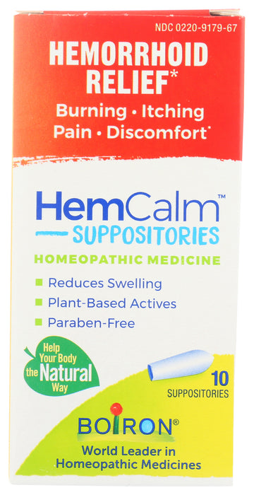 Hemcalm Suppositories, 10 ct