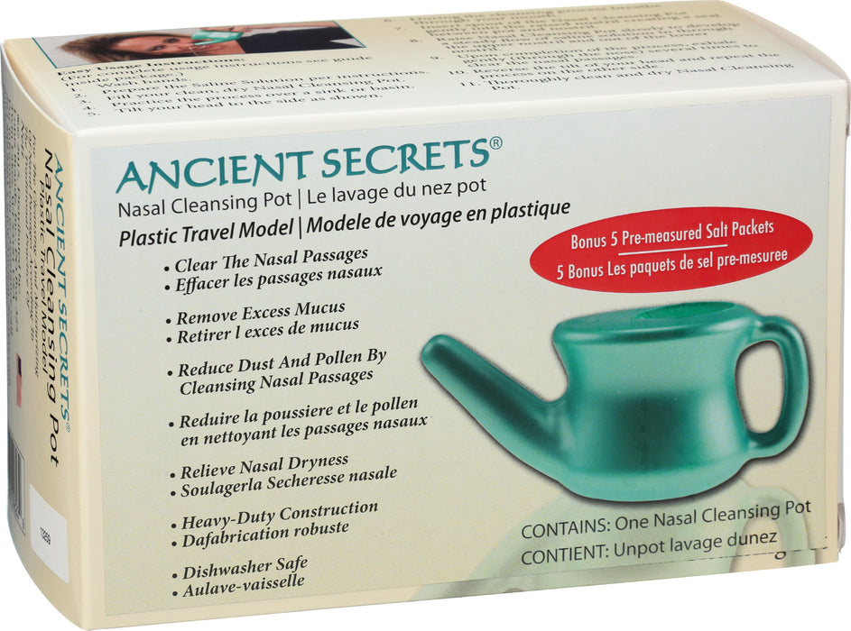 Nasal Cleansing Pot, Plastic/Travel, 1 ct