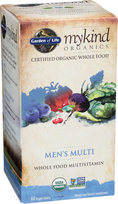 mykind Organics Men's Multi, 60 tab