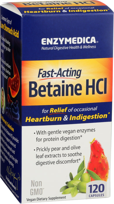 Betaine HCL, 120 cap