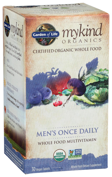 mykind Organics Men's Once Daily, 30 tab