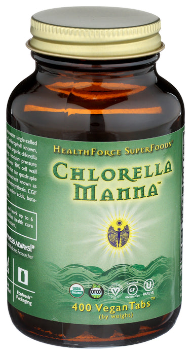 Chlorella Manna, 400 vtab