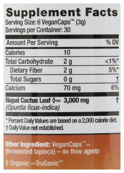 Nopal Blood Sugar, 180 c