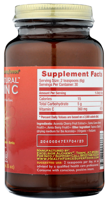 Truly Natural Vitamin C, 180 gm