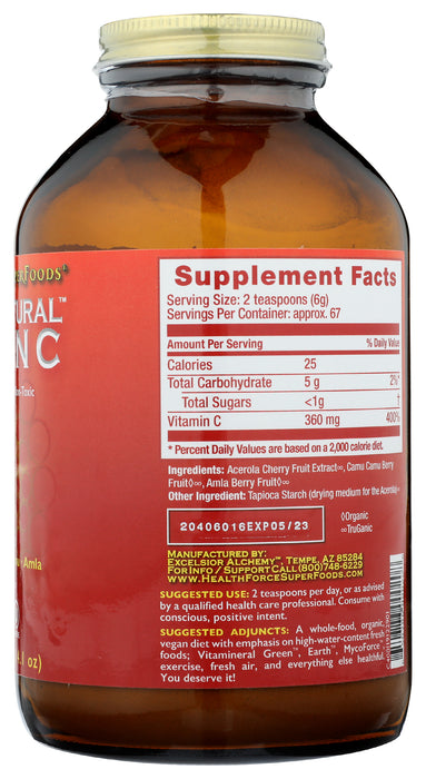 Truly Natural Vitamin C, 400 gm