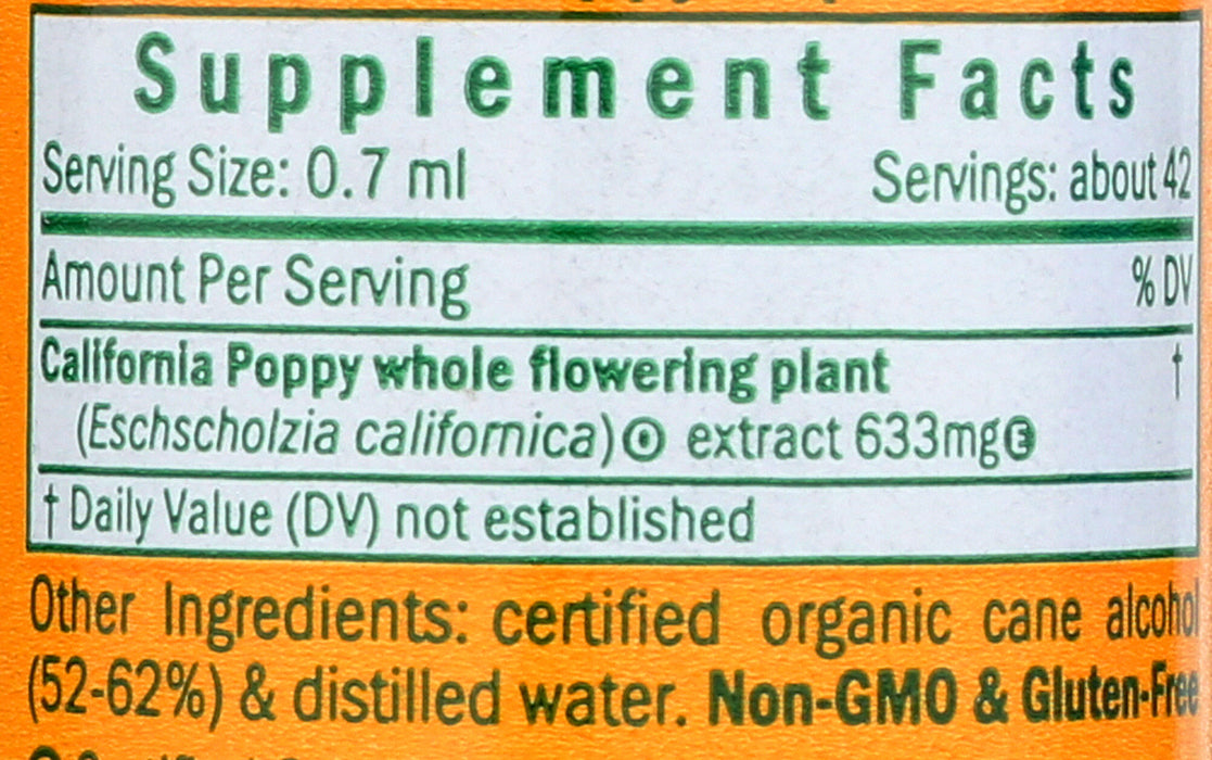 Cali. Poppy Extract 1 oz