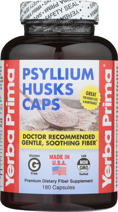 Psyllium Husk Caps, 180 cap