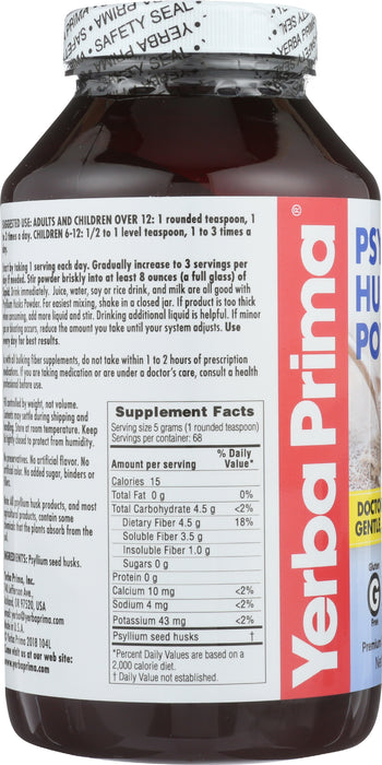 Psyllium Husk Powder, 12 oz