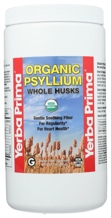 Psyllium Whole Husk, Org, 12 oz